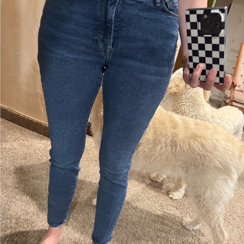 Good American Blue Skinny Jeans Classic Fit